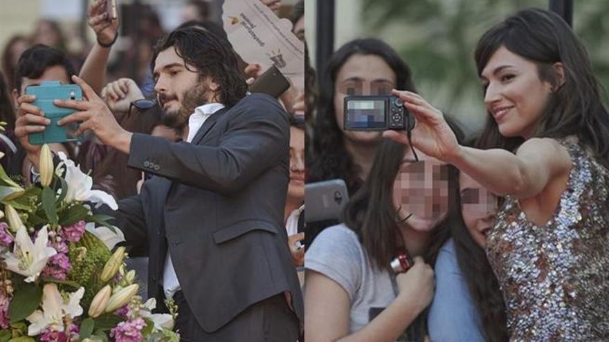 Yon González y Úrsula Corberó