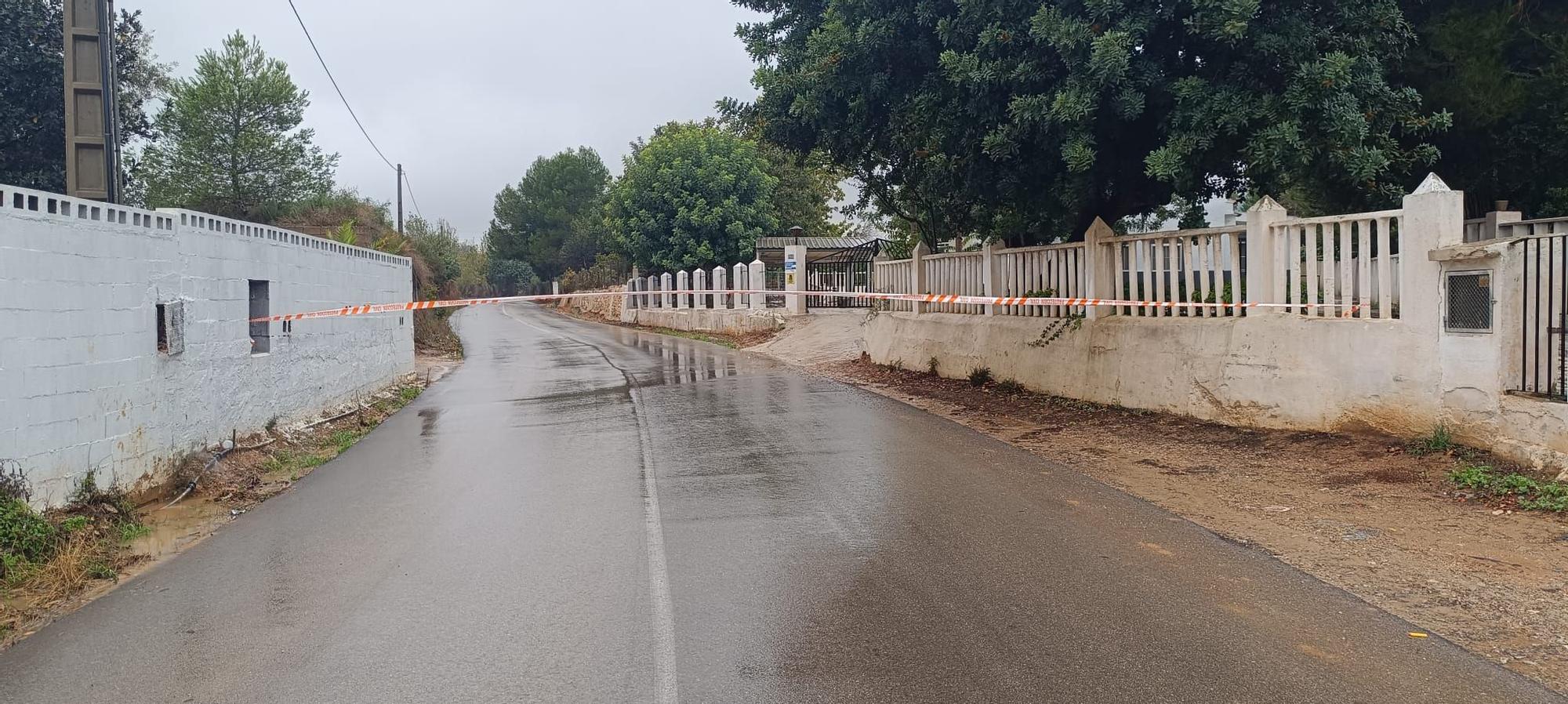 Los efectos de la DANA en caminos rurales de Torrent