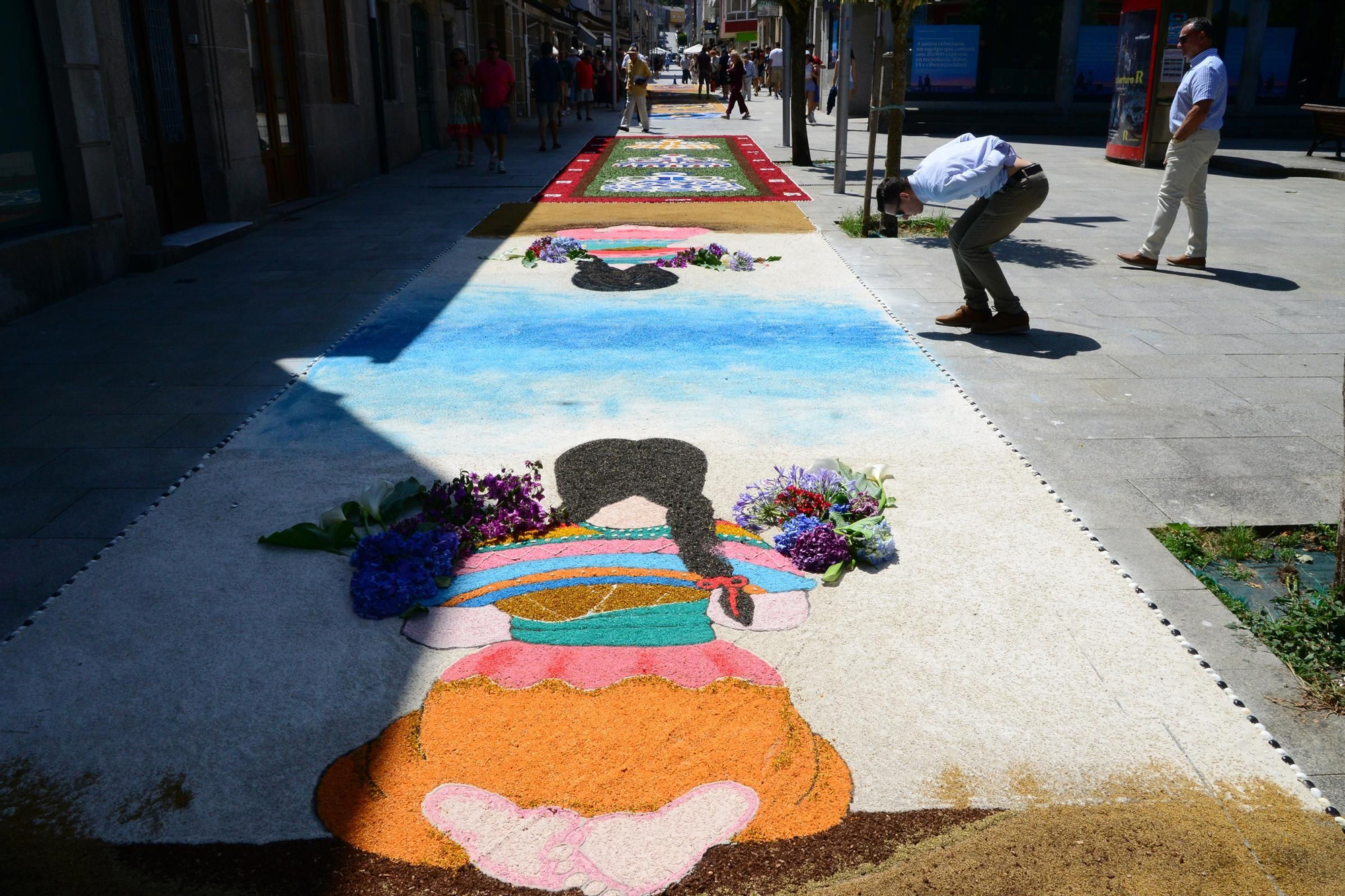 La fiesta de las alfombras florales del Corpus en Bueu (III)