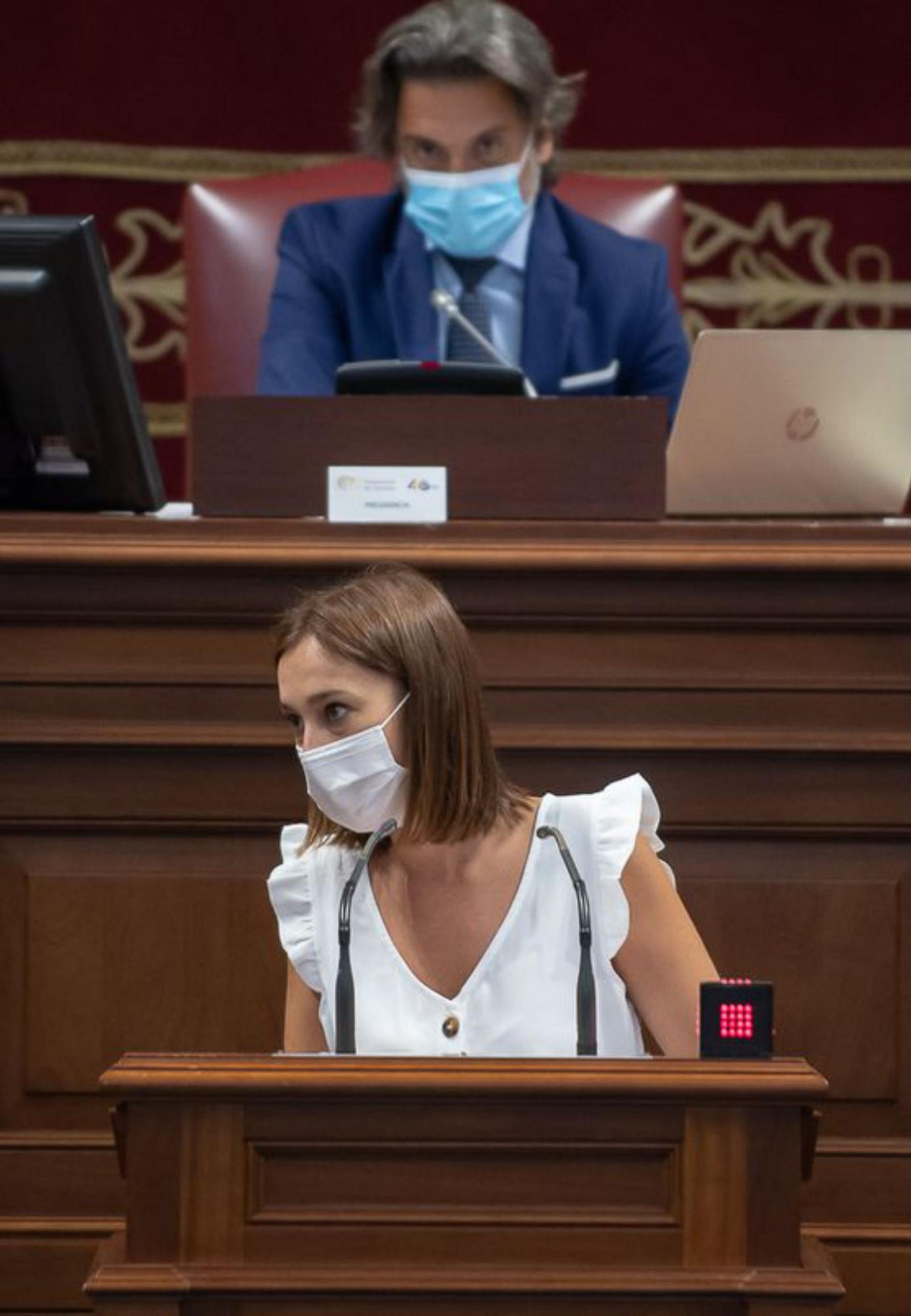 Nira Fierro, presidenta del grupo socialista. 