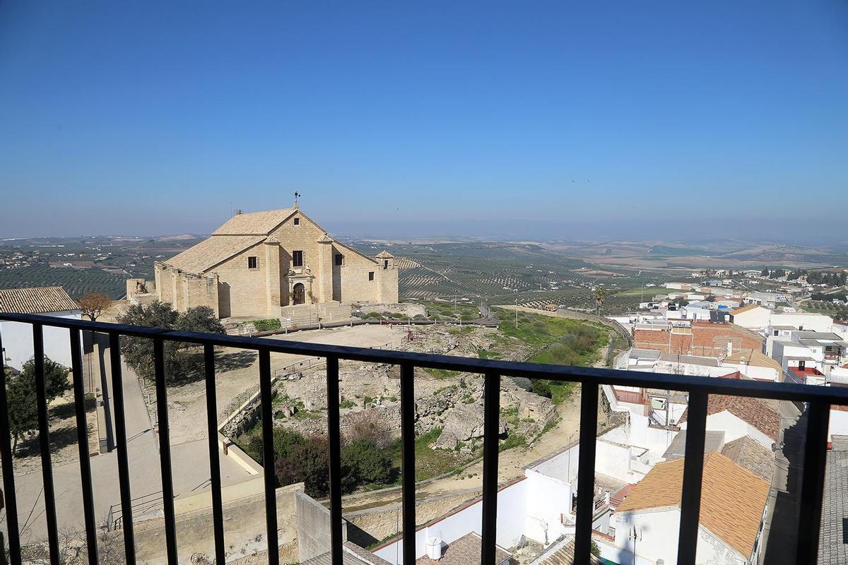 Panorámica del Castillo de Montilla desde un mirador.