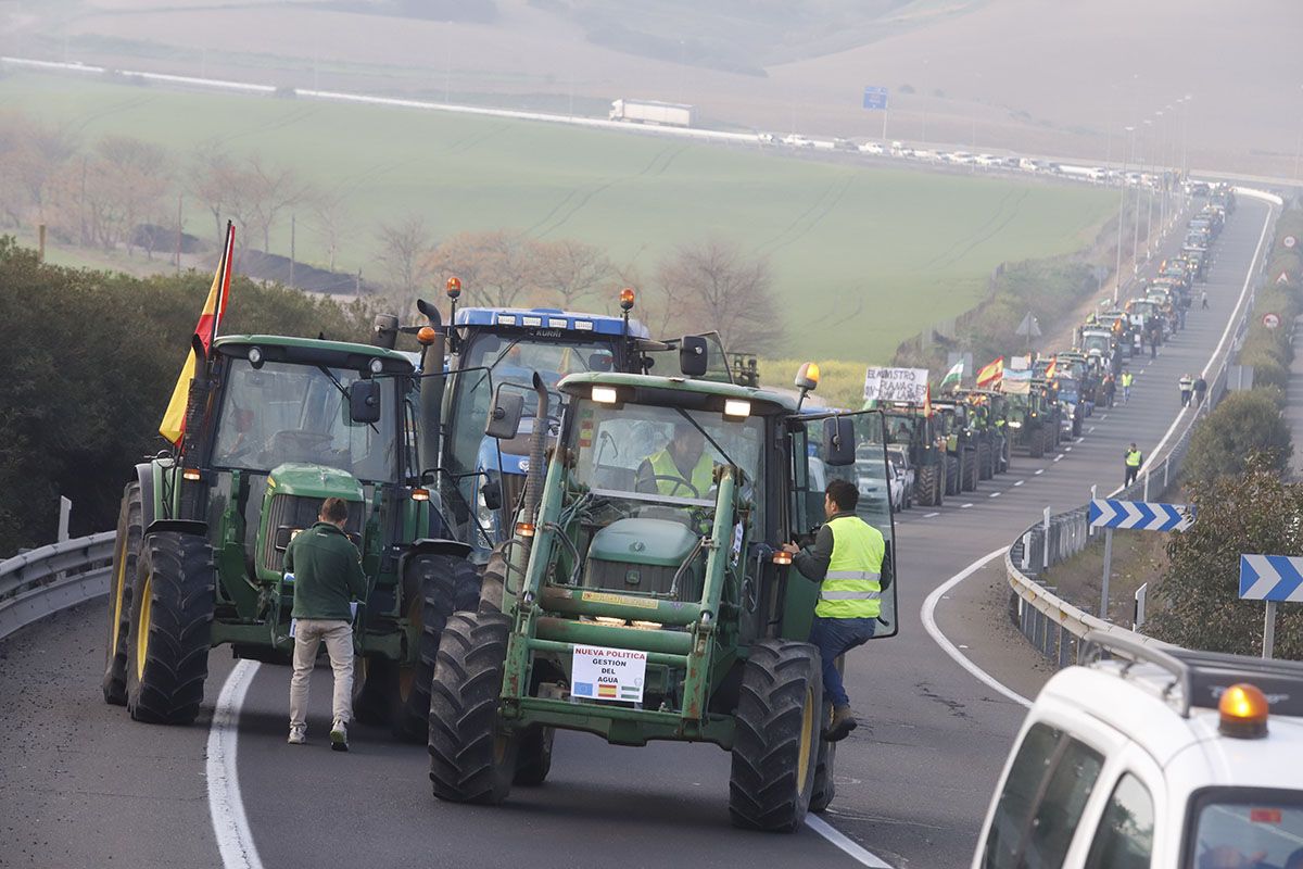 Las protestas en la A4 entre Aldea Quitana y Córdoba