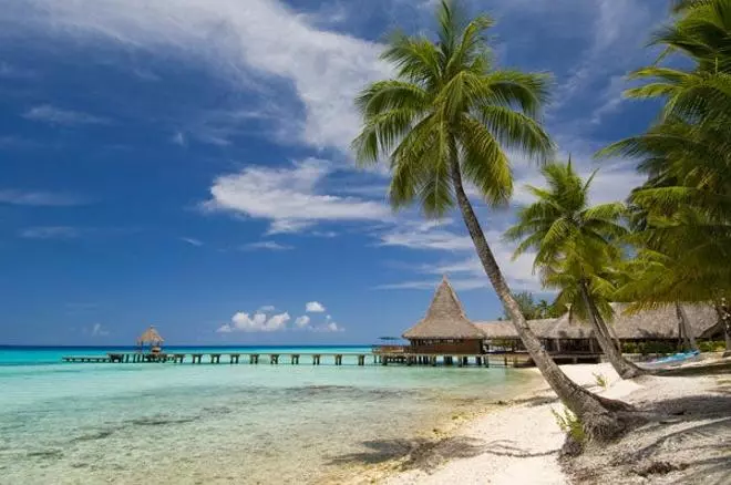 Atolón de Rangiroa en las Islas Tuamotu
