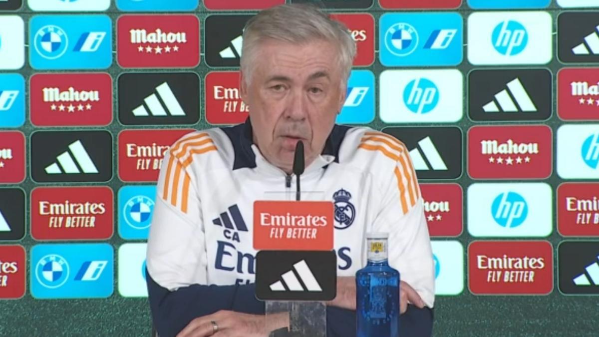 Ancelotti, en rueda de prensa