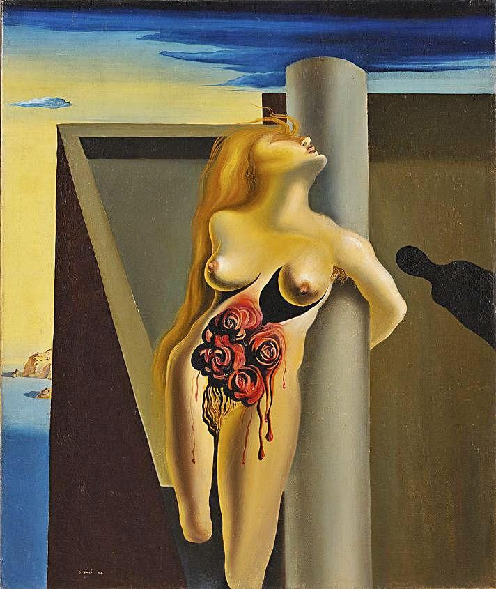 “Les roses sanglantes”, de Dalí.