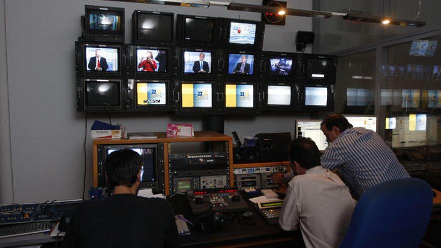 Instalaciones de la televisión municipal Onda Azul.