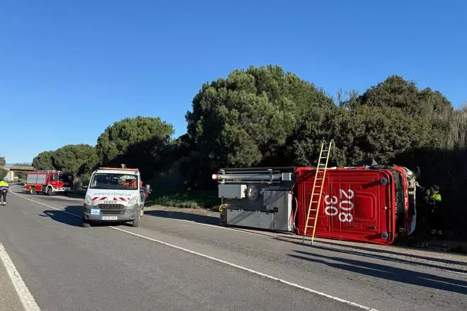 Les imatges de l'accident de Cassà de la Selva