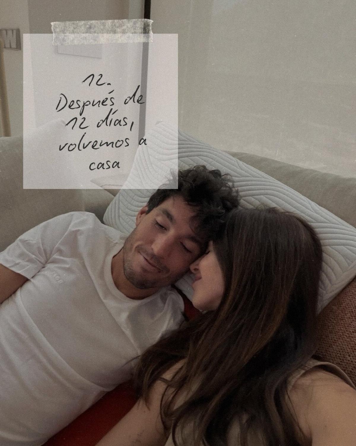 Aleix Espargaró, junto a su mujer Laura