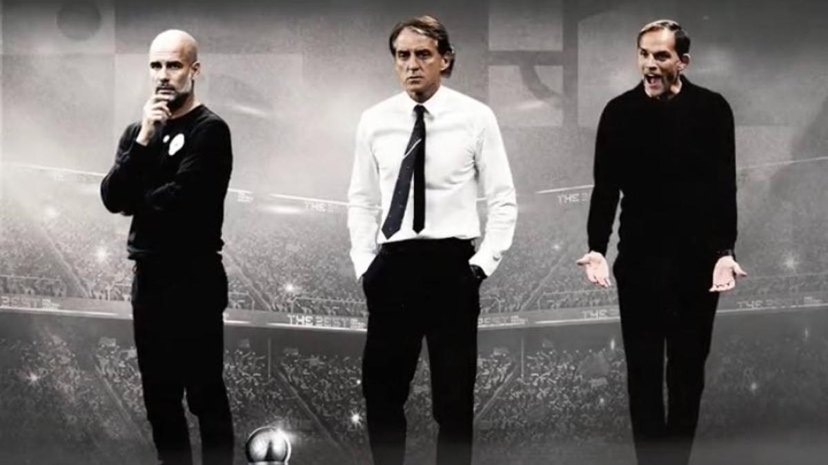 Guardiola, Mancini y Tuchel, finalistas a mejor entrenador en los The Best