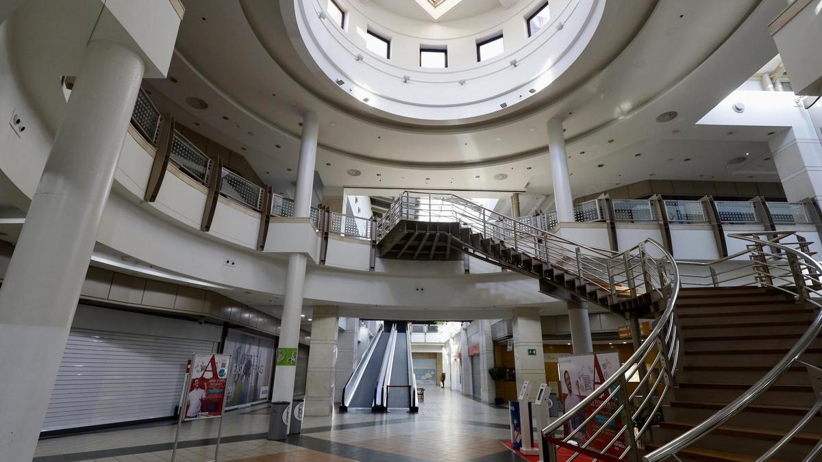 Así se encuentra el Centro Comercial Augusta de Zaragoza