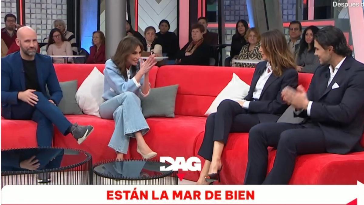 De izquierda a derecha: Gonzalo Miró, Marta Flich, Mar Flores y Carlo Costanzia en 'Directo al grano'