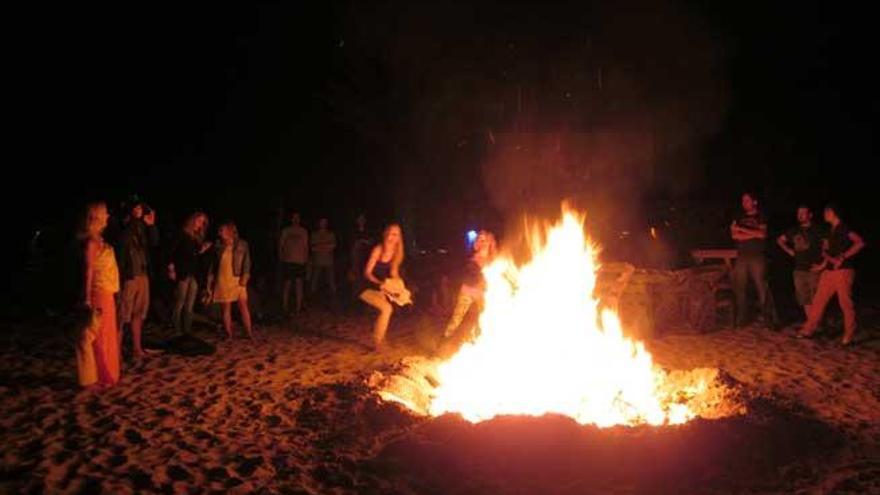 Nit de Sant Joan  en Talamanca.