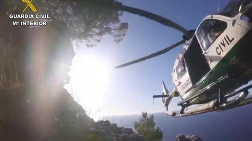 Bergwacht rettet Familie bei Port de Sóller