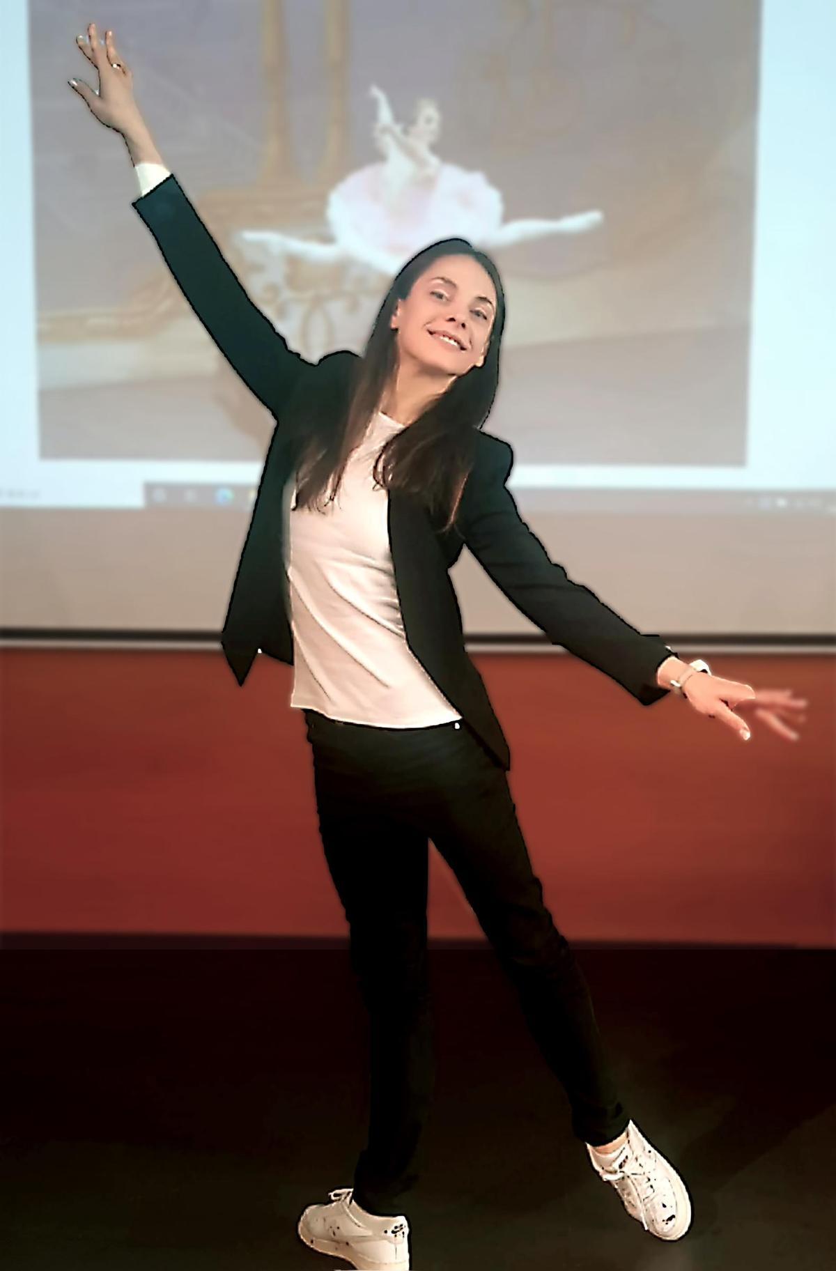 La bailarina Cristina Terentiev