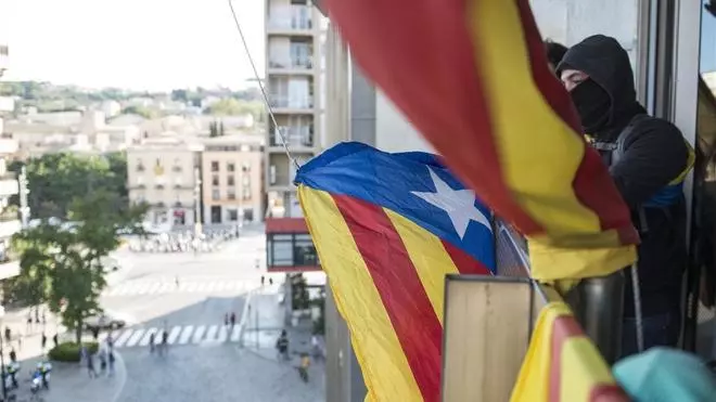 El independentismo conmemora el aniversario del referéndum del 1-O