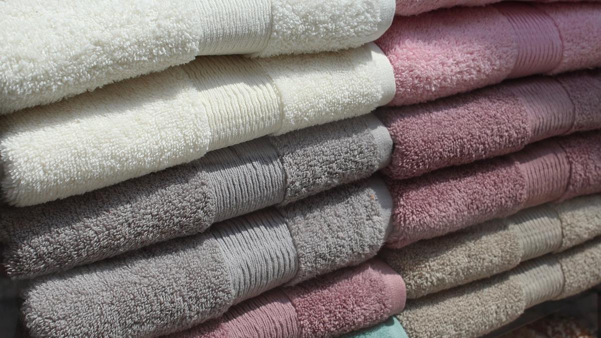 Conjunto de toallas apiladas