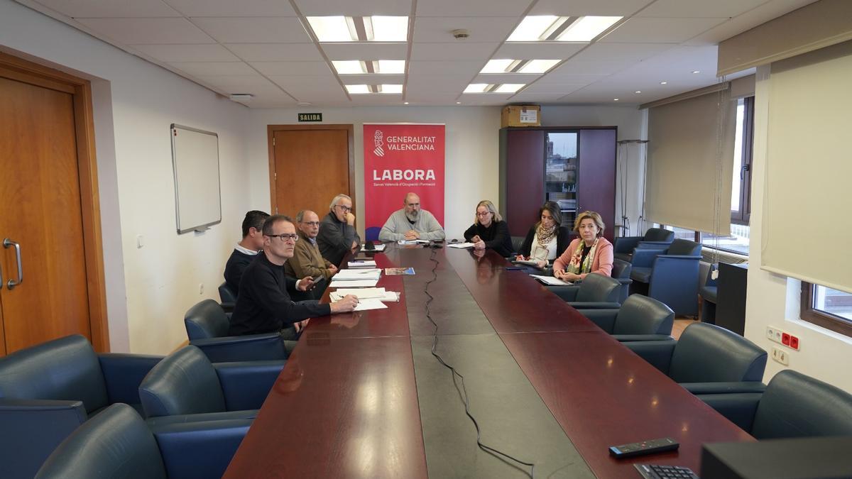 La reunión mantenida entre responsables municipales y de Labora,