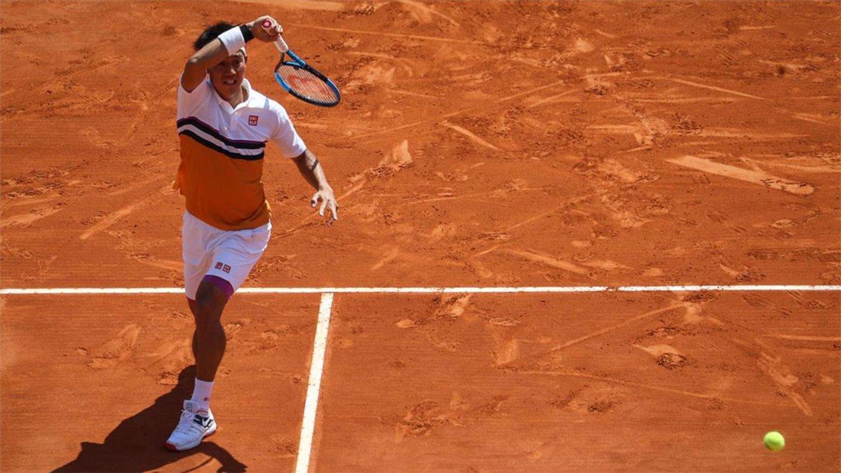 Nishikori venció su primer partido en Barcelona