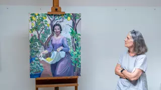 Lola Anglada ocultó bajo una de sus escenas de vendimia un misterioso cuadro que pasado más de un siglo ve la luz
