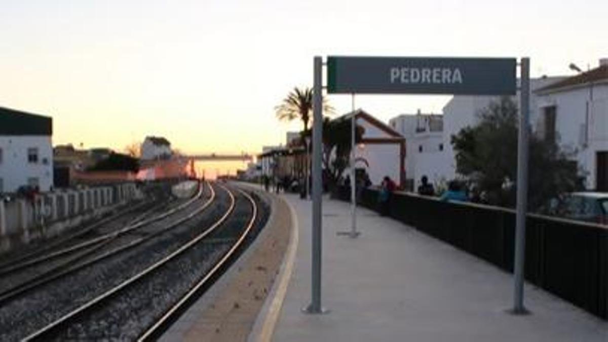 Estación de tren de Pedrera (Sevilla).