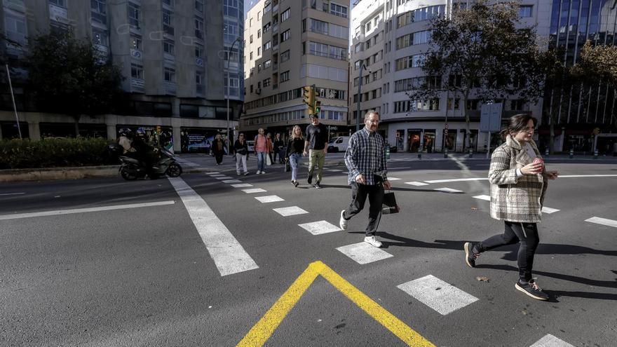 Lugar del atropello a una mujer en Palma