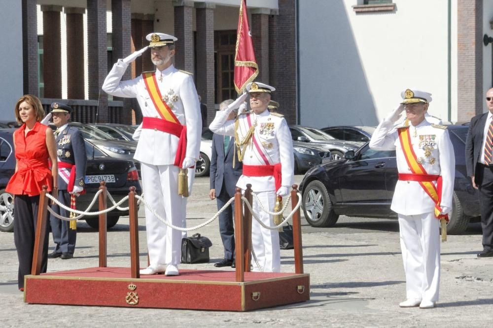 Felipe VI preside en la Escuela Naval Militar los actos del Día del Carmen. Julio Santos