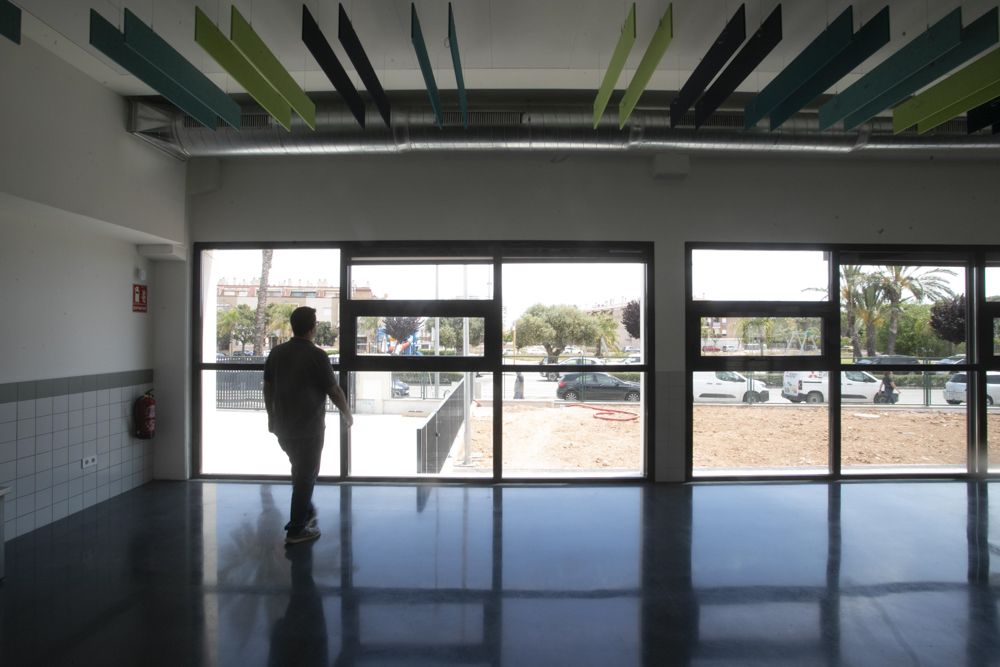 Entramos en la ampliación del CEIP Les Palmeres de Canet d'En Berenguer
