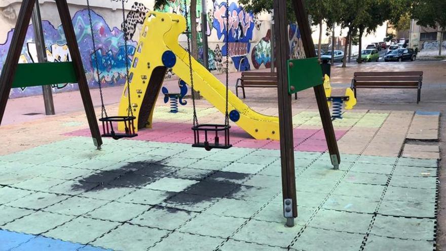 Ciudadanos critica el deterioro de un parque de Pedro Juan Perpiñán
