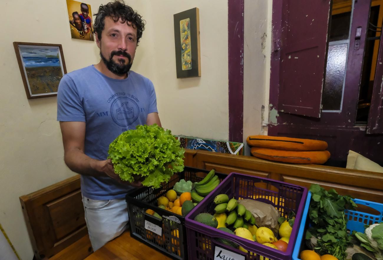 Reparto de alimentos de autoconsumo en Las Palmas de Gran Canaria