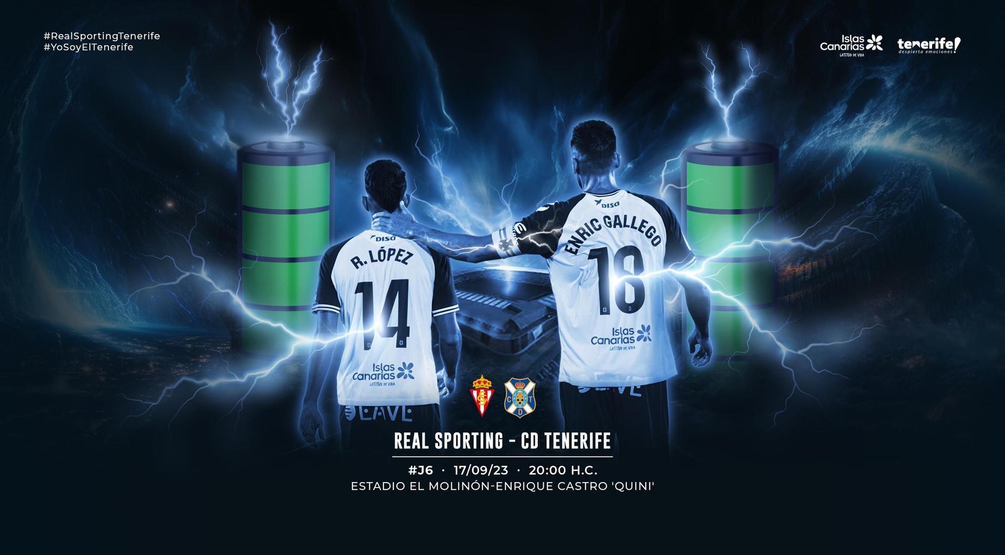 Jornada 6: Real Sporting - CD Tenerife