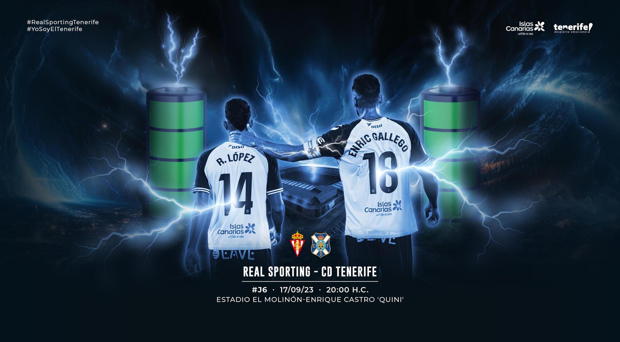 Jornada 6: Real Sporting - CD Tenerife