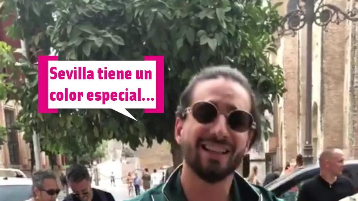 Como Pedro por su casa: Maluma se pasea en pijama por Sevilla