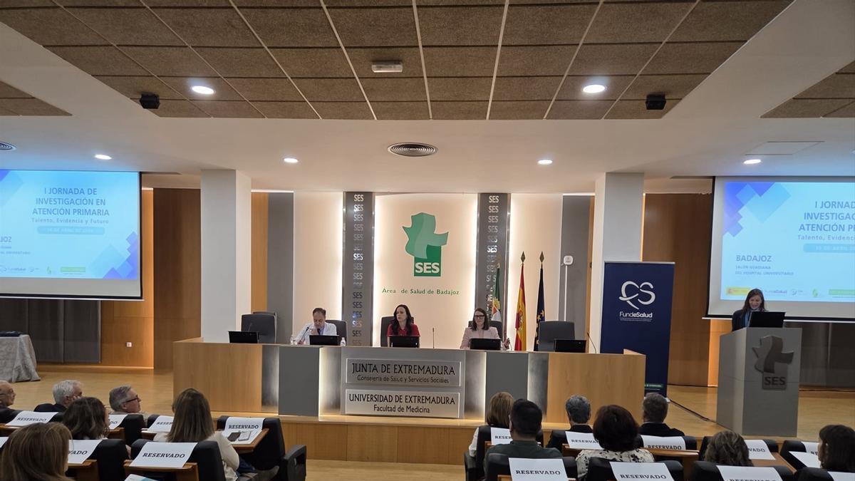Inauguración de la I Jornada de Investigación en Atención Primaria.