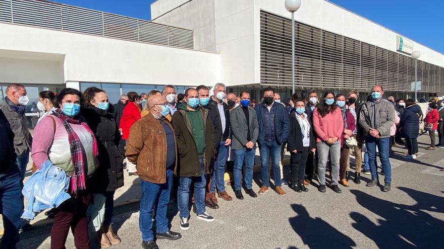 Una de las protestas en contra de la macroárea sanitaria.