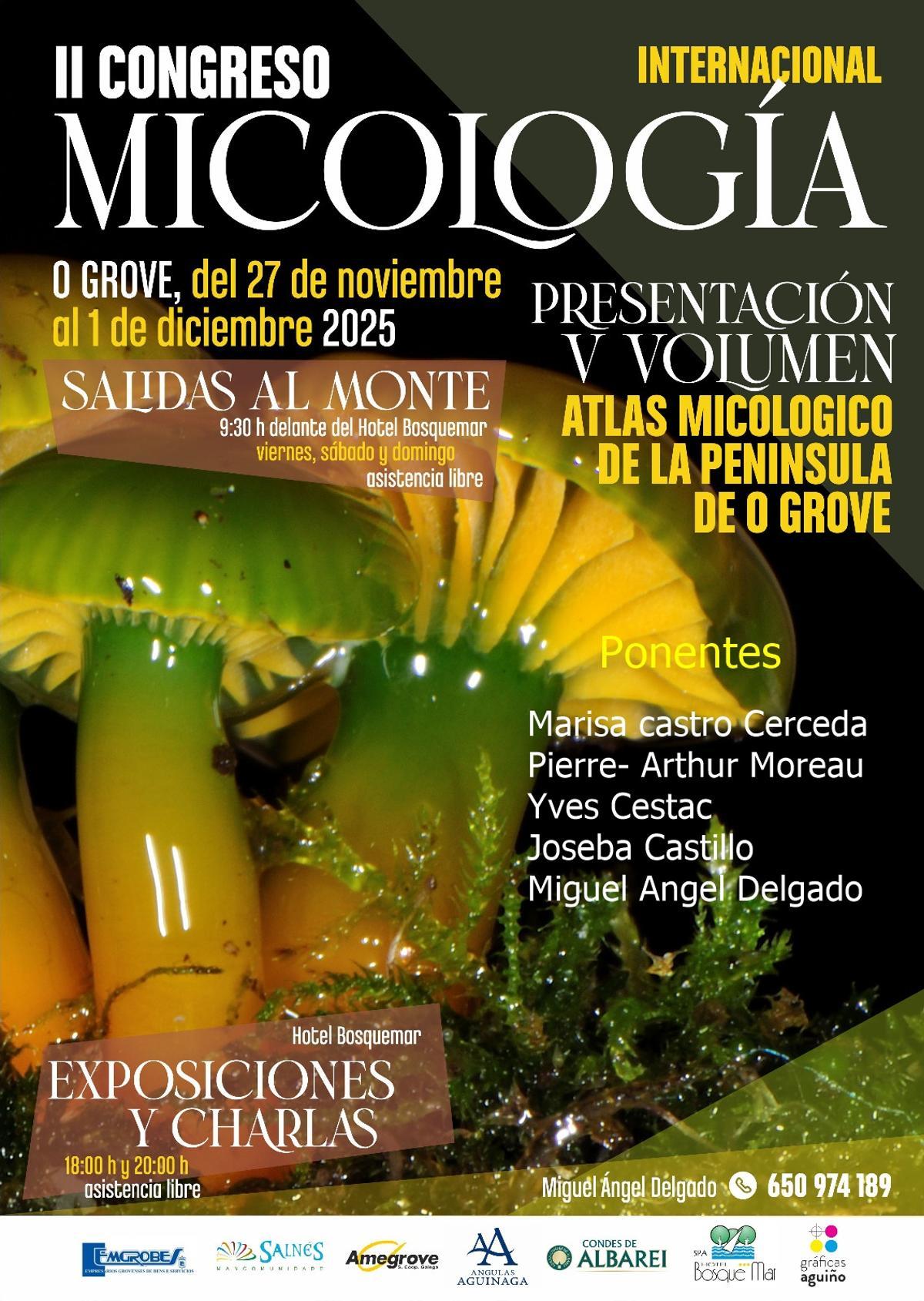 El cartel del congreso.