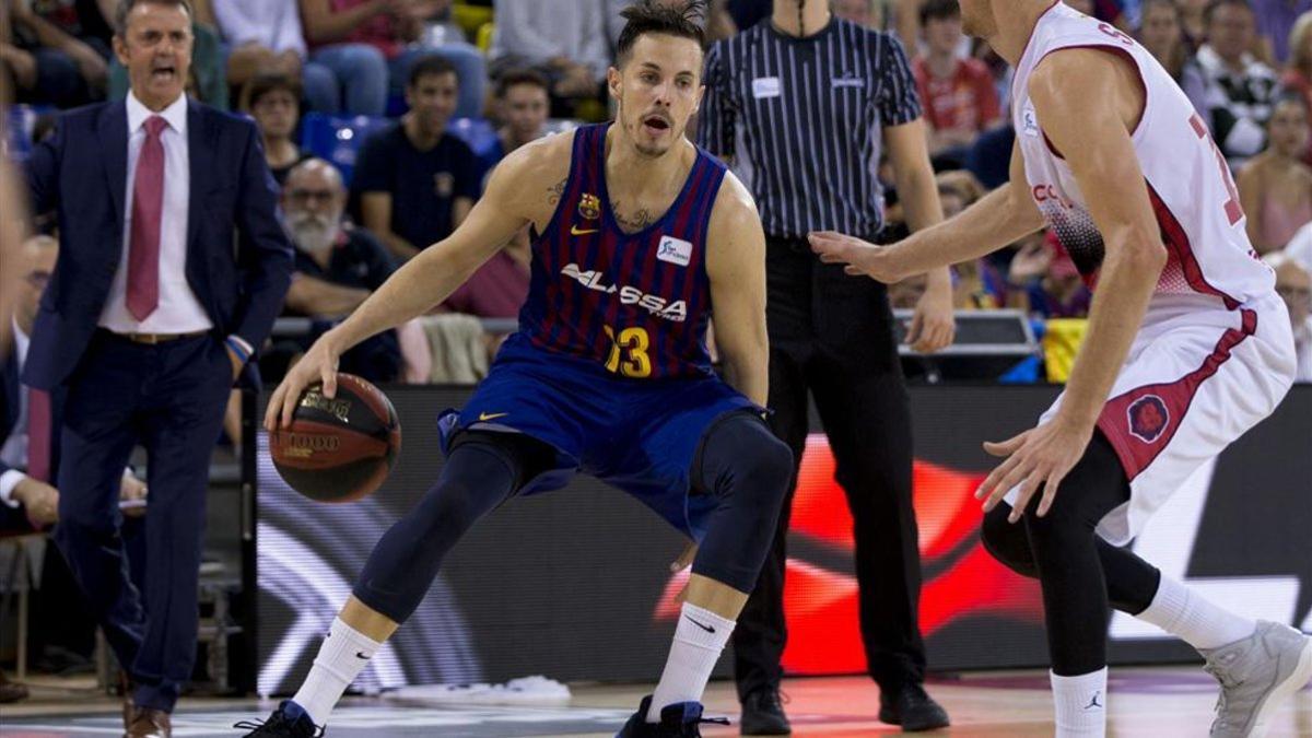 Thomas Heurtel durante un encuentro de Liga Endesa