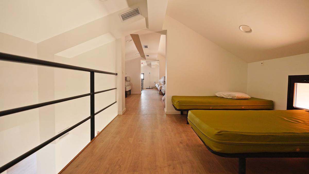 Imagen del nuevo interior del Refugio de Altavista