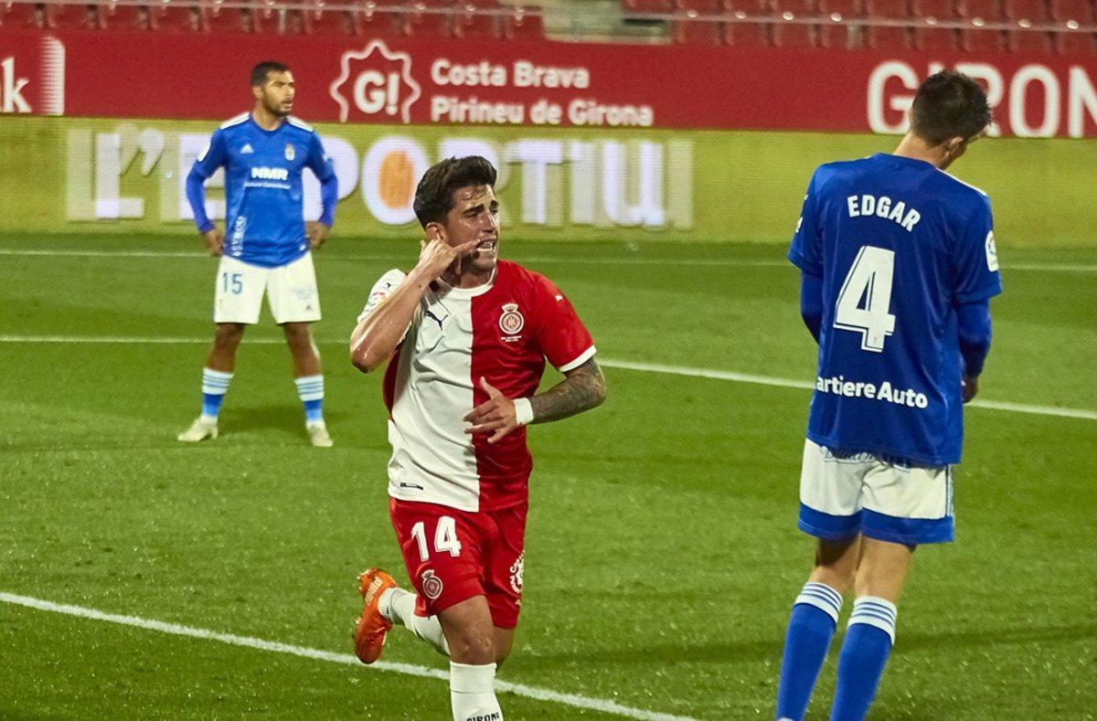 Monchu celebra el gol de la victoria