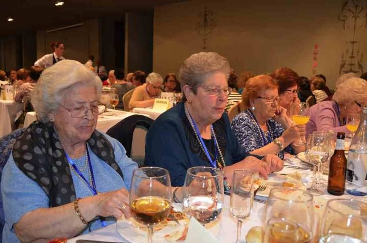 Almuerzo de la asociacion de viudas en Murcia