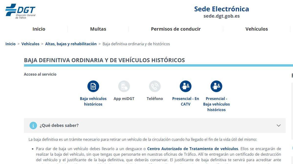 Peticion documentacion DGT.