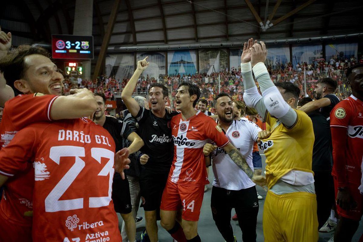El Jimbee Cartagena celebra su segunda liga consecutiva