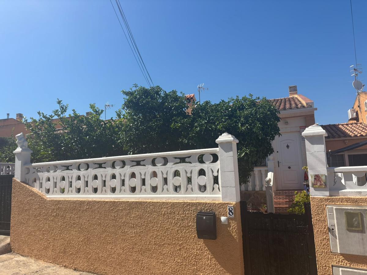 Vivienda donde se encontraba el hombre.