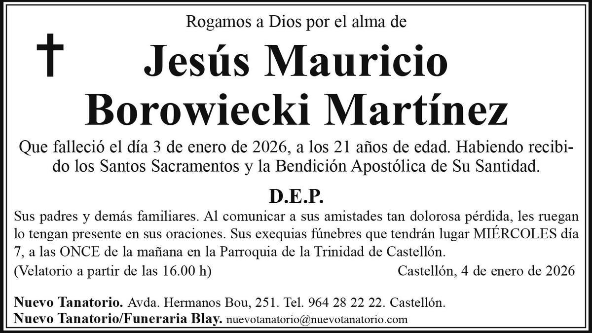 Jesús Mauricio Borowiecki Martínez
