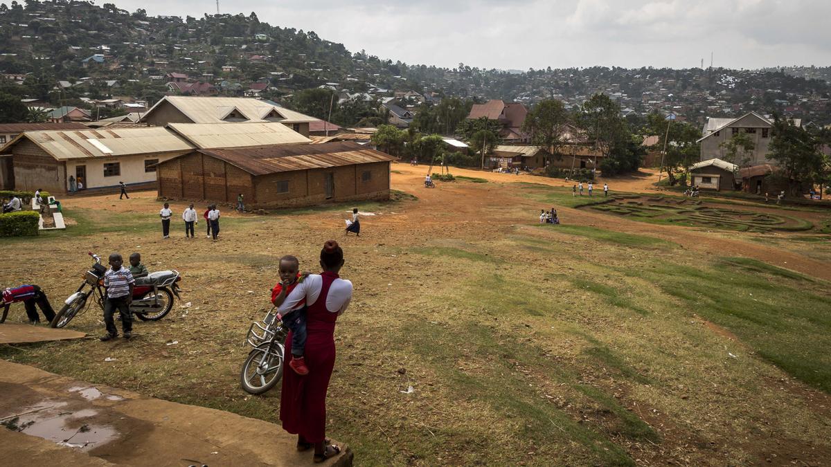 Una población en el este de la República Democrática del Congo.