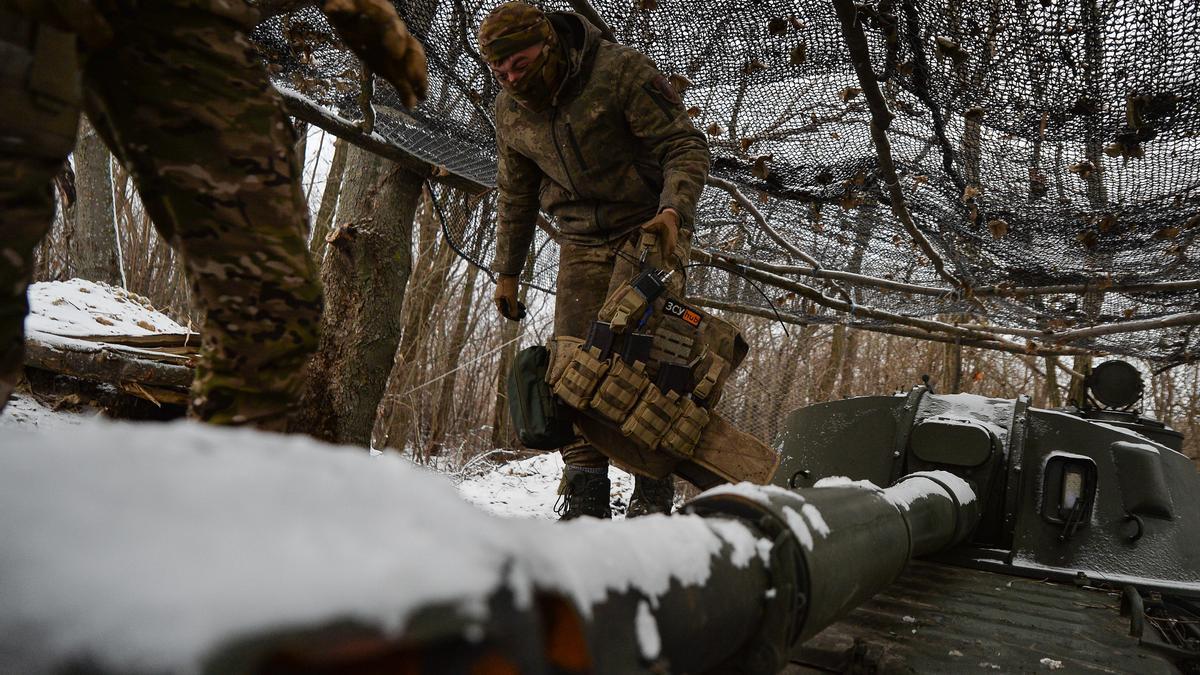 Militares en el este de Ucrania