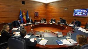 Reunión de un Comité de Situación del Departamento de Seguridad Nacional, en Moncloa el 11 de abril de 2023