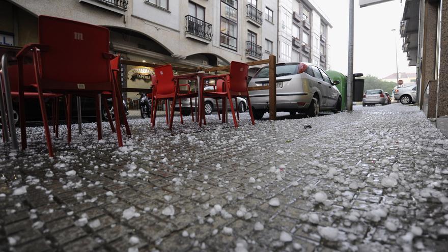 La Aemet activa las alertas por tormentas en el sur de Galicia este viernes