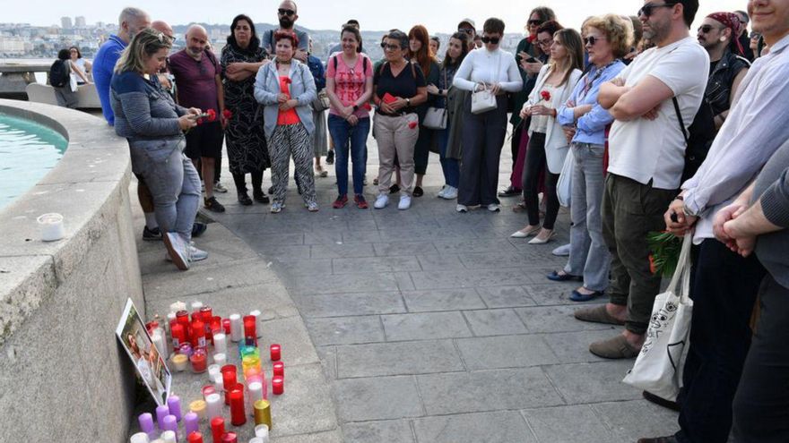 Vigilia en recuerdo del activista Rubén Alexandre