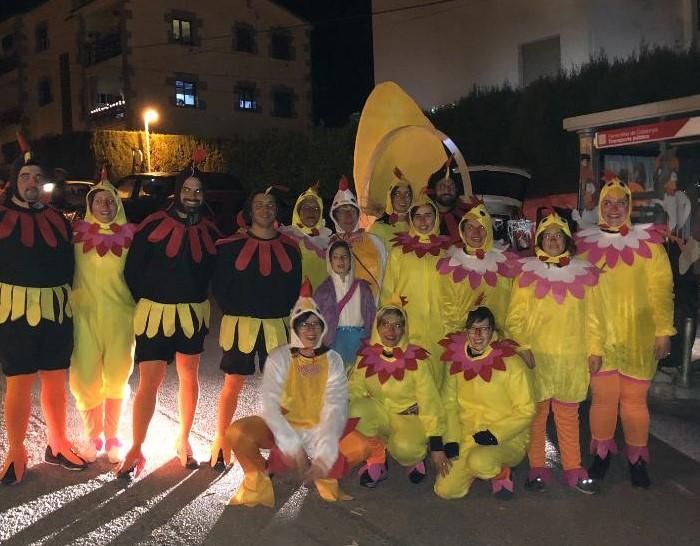 Diversos grups i comparses del carnaval de Maçanet