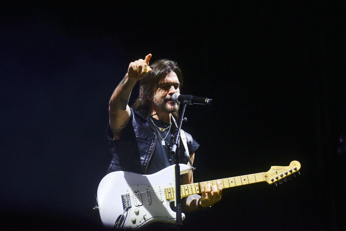 Juanes en la primera jornada del Morriña Fest en A Coruña.